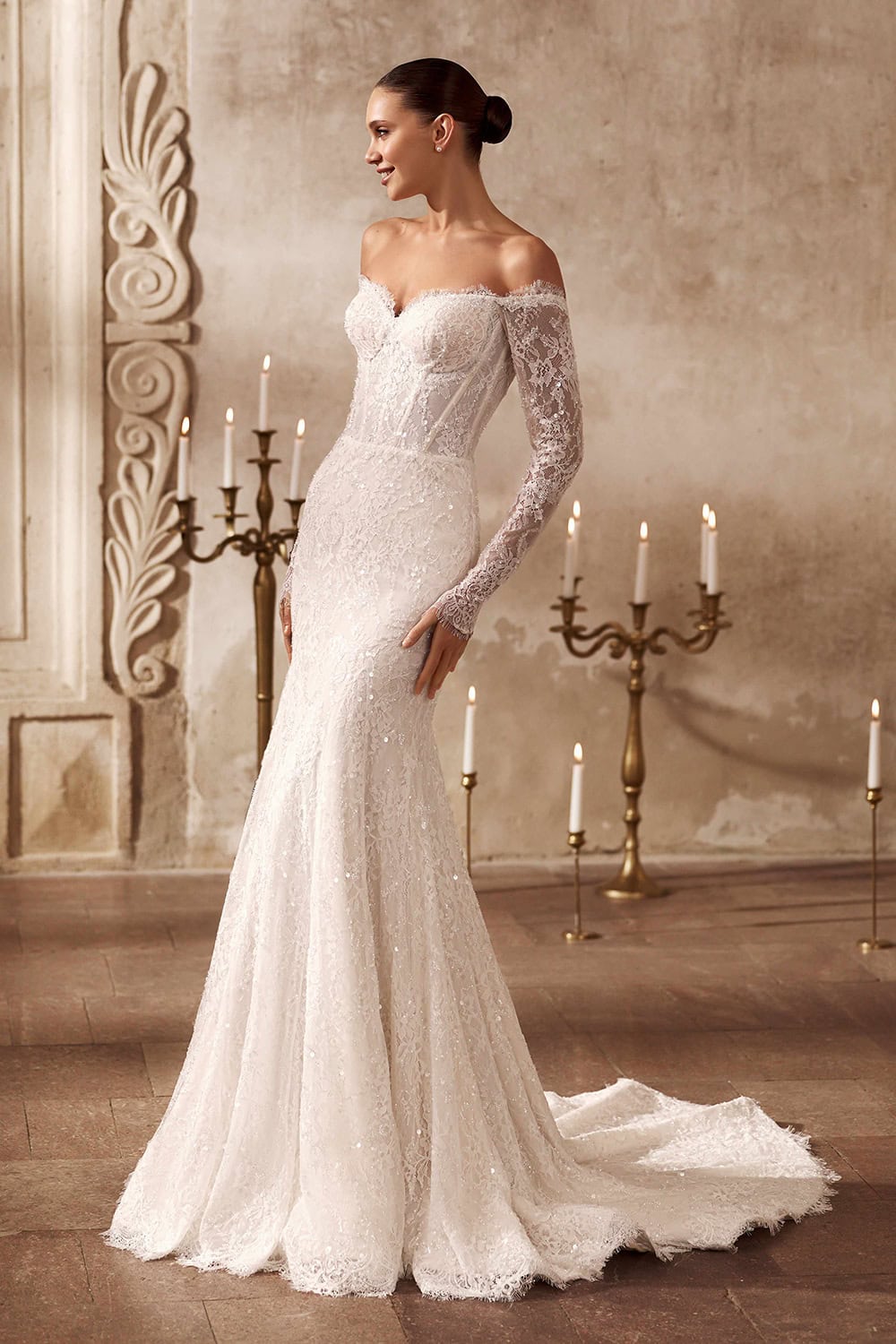 rochie de mireasa sirena stil modern 2026