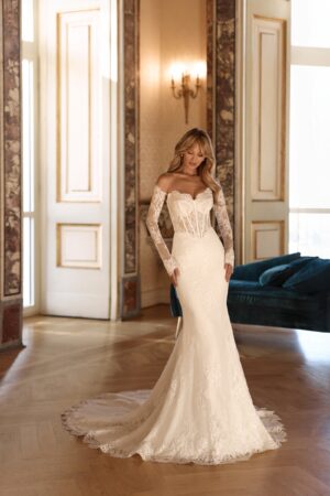 rochie de mireasa sirena cu decolteu inima – pledora